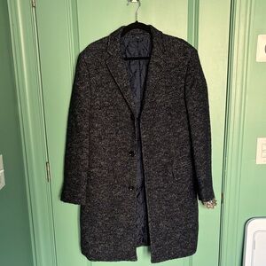 J. Crew Charcoal Tweed Pea Coat